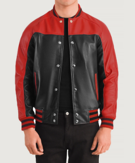 Terrance Varsity Leather Jacket