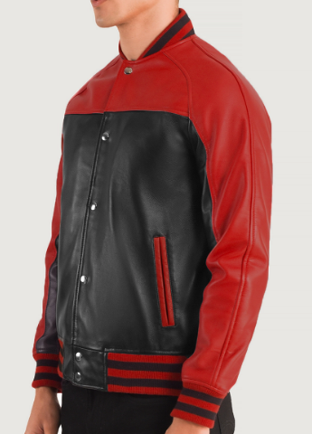 Terrance Varsity Leather Jacket