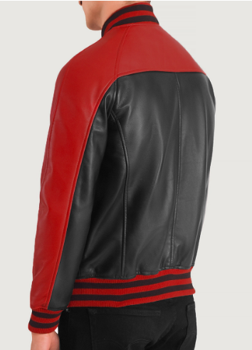 Terrance Varsity Leather Jacket