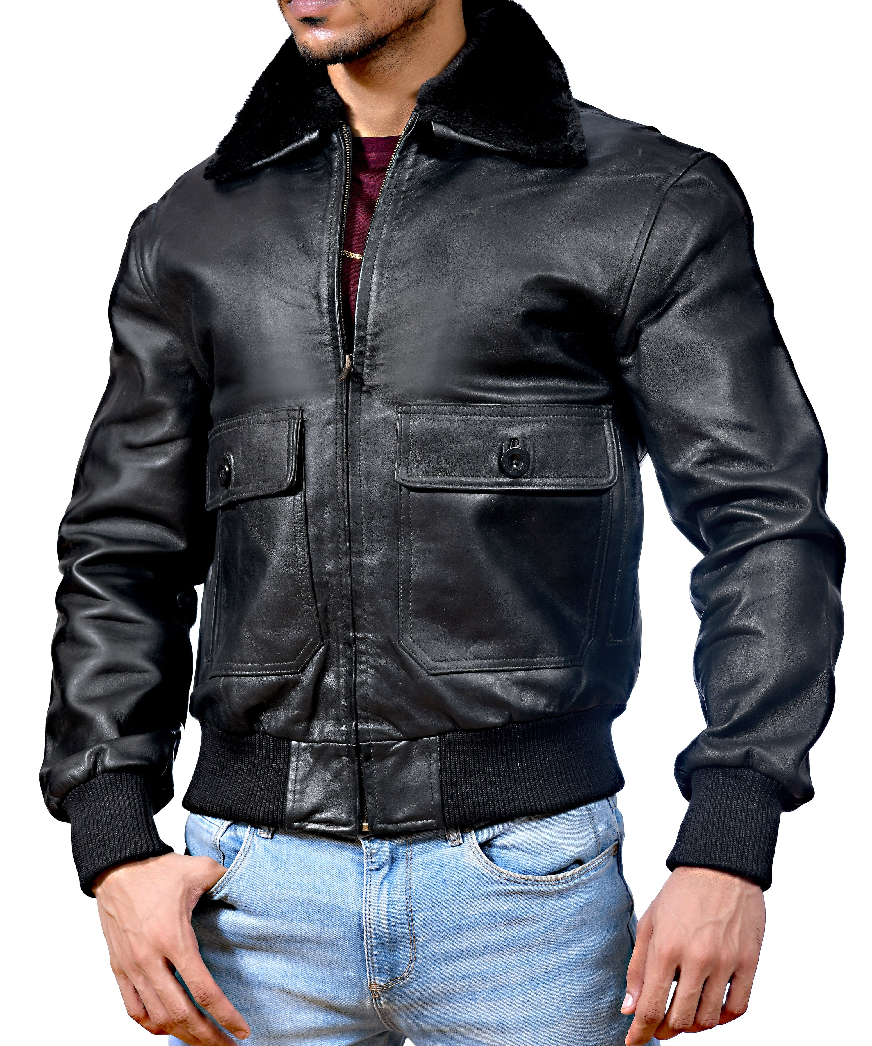 G-1 Flight Bomber Leather Jacket