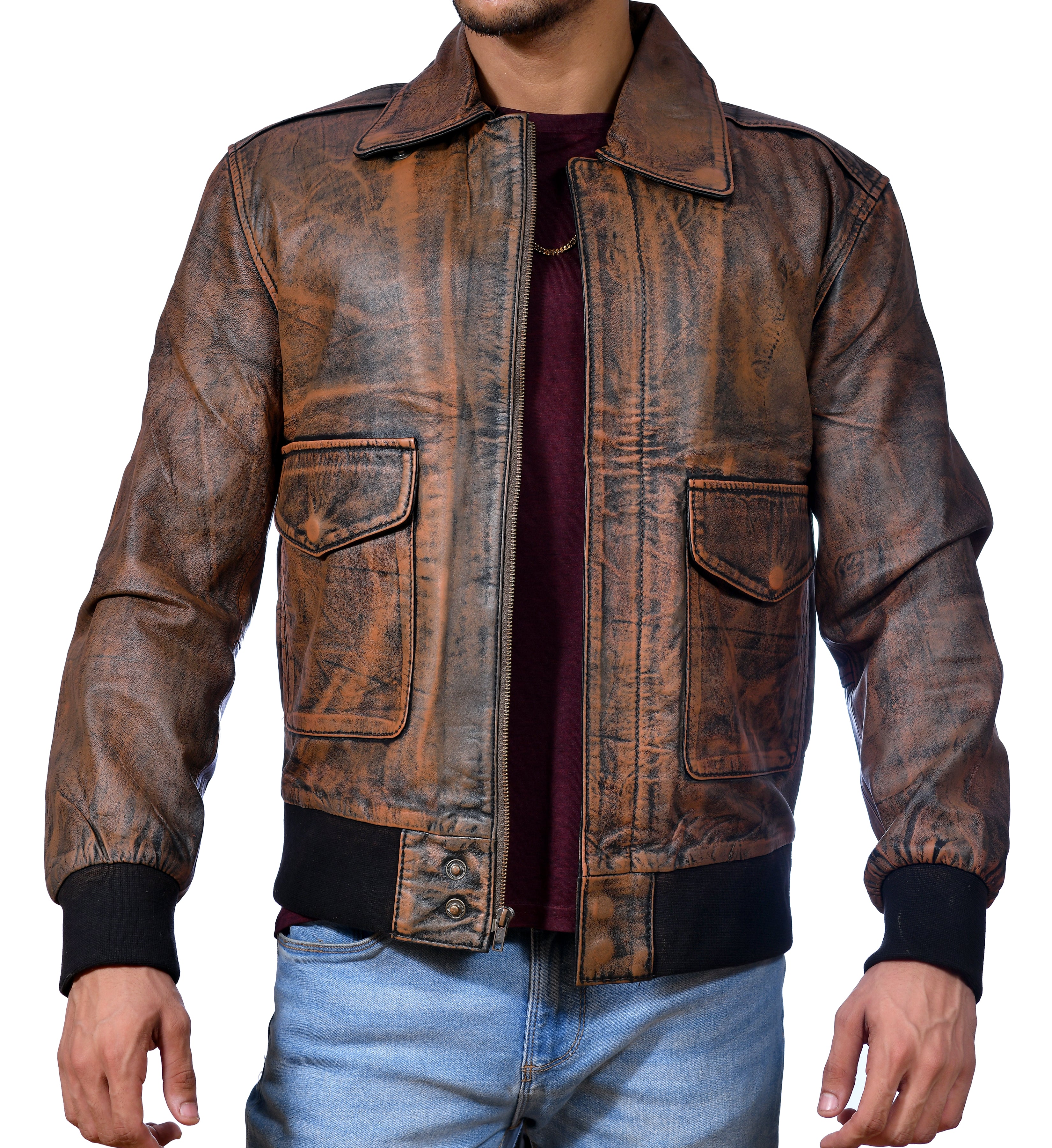 Bomber Men's Leather Jacket