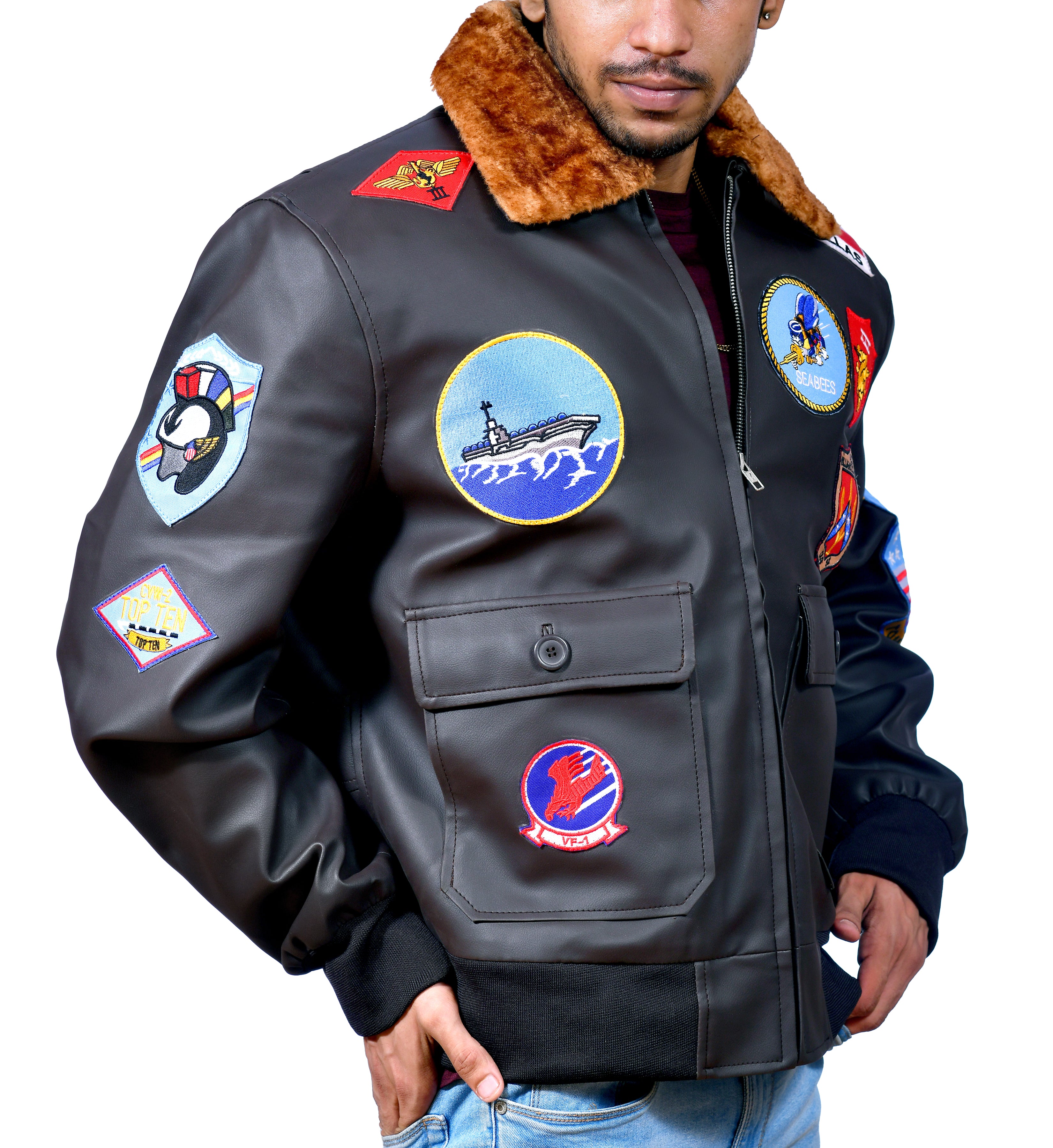 Maverick Top Gun Leather Jacket