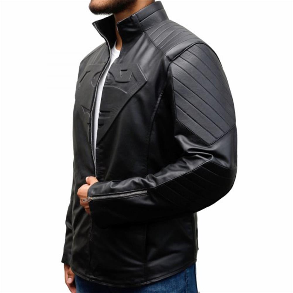 Smallville Superman Black Leather Jacket