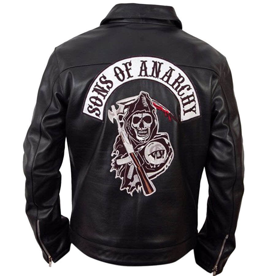 Son of Anarchy Leather Biker Jacket