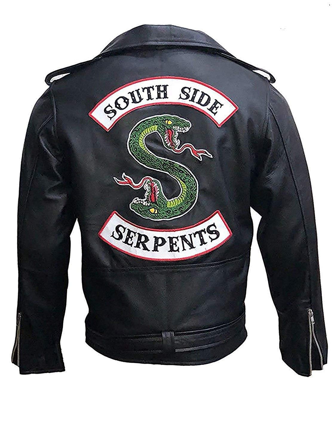 South Side Snake Serpents black leather jacket