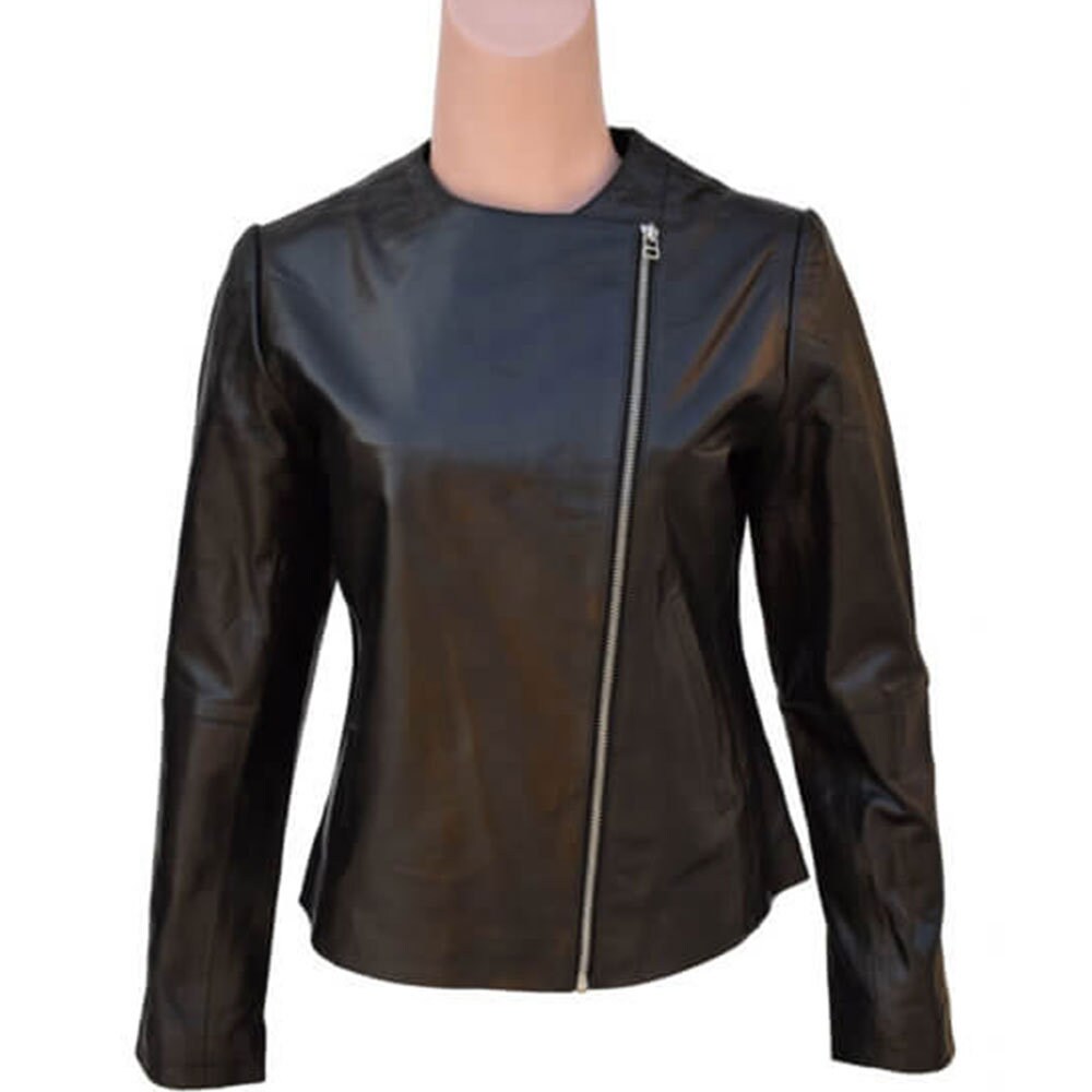 Lucy Lambskin Bomber Jacket