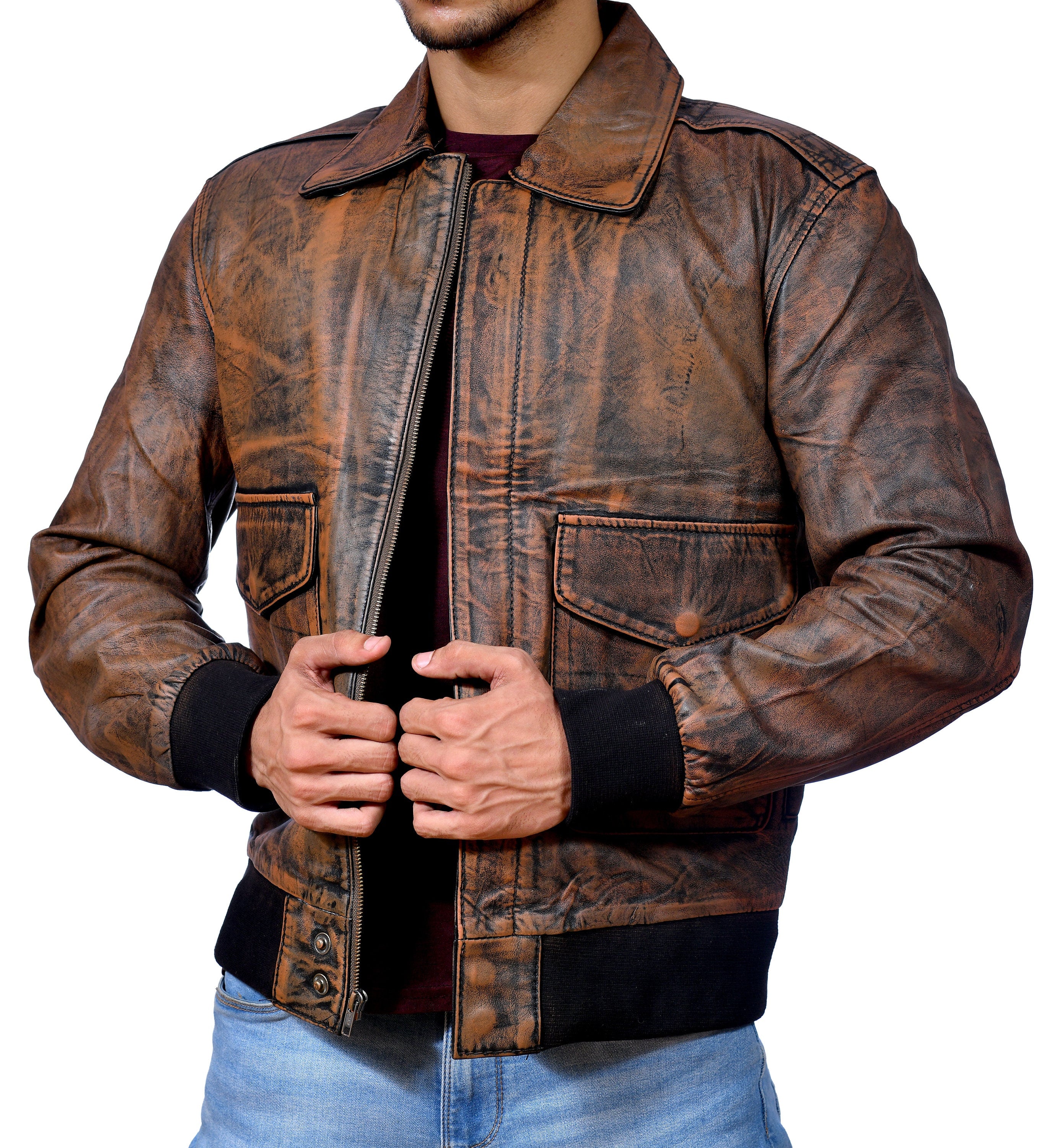 Bomber Men's Leather Jacket